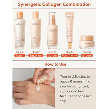 Its Skin Collagen Nutrition Serum, 40 Ml, Serum Skin Treatment Anti Aging Facial Wrinkle Night Antioxidant Moisturizer Hydroboost Softener
