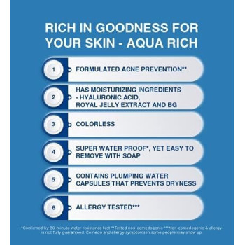 Biore Uv Aqua Rich Watery Essence Sunscreen, Spf50+ Pa+++, 50 G