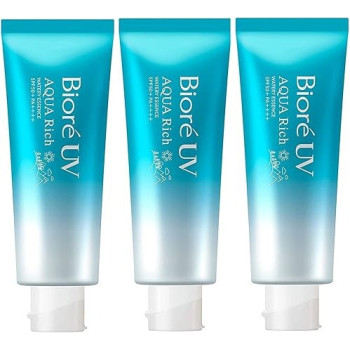 Biore Kao Biore Uv Aqua Rich Watery Essence, Spf50+ Pa++++, Pack Of 3