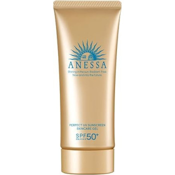 Anessa Perfect Uv Sunscreen Skincare Gel, Spf50, 90 G