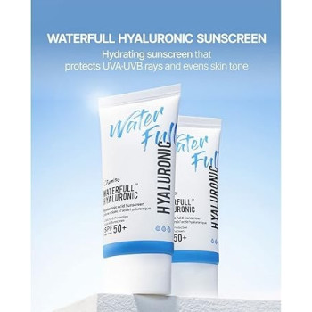 Jumiso Waterfull Hyaluronic Acid Sunscreen, Hyaluronic Acid Sunscreen, Uva/Uvb Protection, Hybrid Sunscreen, 50 Ml