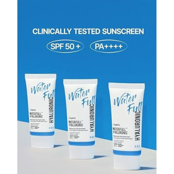 Jumiso Waterfull Hyaluronic Acid Sunscreen, Hyaluronic Acid Sunscreen, Uva/Uvb Protection, Hybrid Sunscreen, 50 Ml