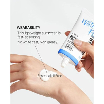 Jumiso Waterfull Hyaluronic Acid Sunscreen, Hyaluronic Acid Sunscreen, Uva/Uvb Protection, Hybrid Sunscreen, 50 Ml