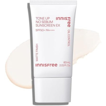 Innisfree Tone Up No Sebum Sunscreen, Spf35 Pa+++, 60 Ml