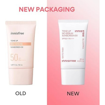 Innisfree Tone Up No Sebum Sunscreen, Spf35 Pa+++, 60 Ml