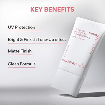 Innisfree Tone Up No Sebum Sunscreen, Spf35 Pa+++, 60 Ml