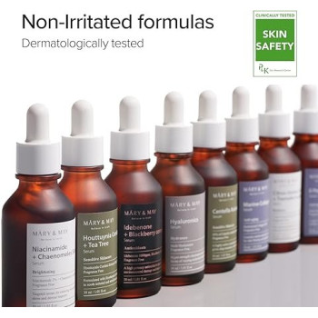 Mary And May Marine Collagen Serum, 95 Percentage Hydrolyzed Low Molecular Collagen For Skin Firming And Replenishing, Fragrance Free, 30 Ml