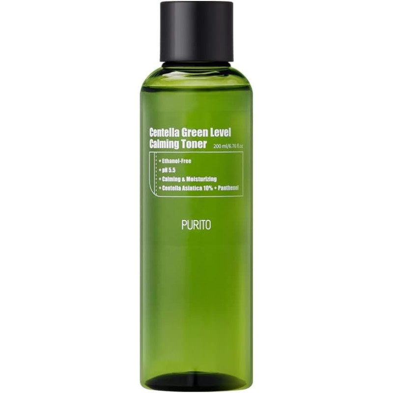 Purito Centella Green Level Calming Toner For Sensitive Skin, 200 ml