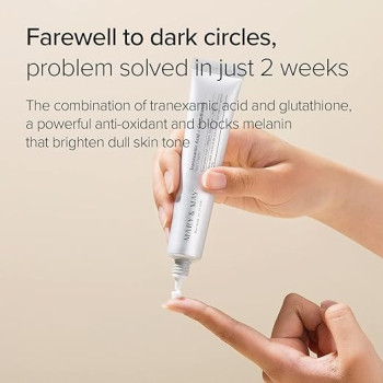 Mary And May Tranexamic Acid Plus Glutathione Eye Cream, Tranexamic Acid 30ml, Reduces Dark Cireles In The Eye, Improve Uneven Skin Tone Ewg Green