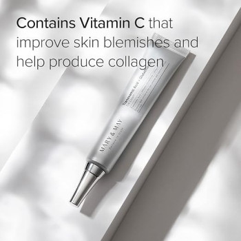 Mary And May Tranexamic Acid Plus Glutathione Eye Cream, Tranexamic Acid 30ml, Reduces Dark Cireles In The Eye, Improve Uneven Skin Tone Ewg Green