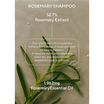 Aromatica Rosemary Scalp Scaling Shampoo And Hair Thickening Conditioner, 400ml Each