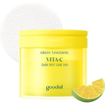Goodal Green Tangerine Vita C Dark Spot Care Pad, Yellow