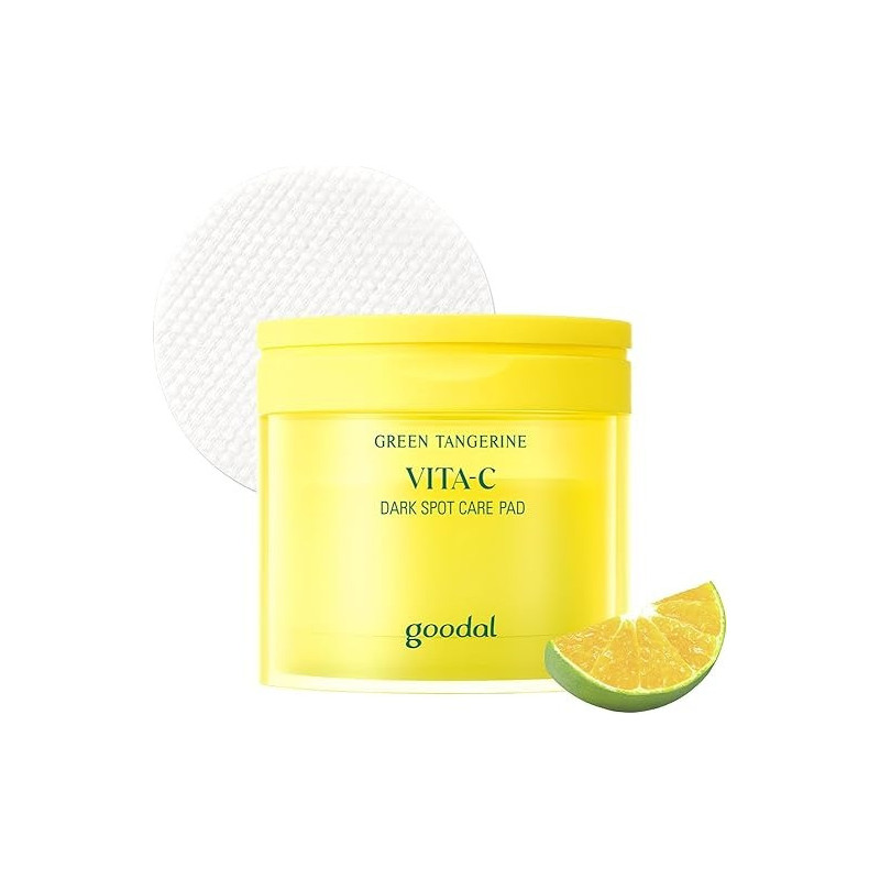 Goodal Green Tangerine Vita C Dark Spot Care Pad, Yellow