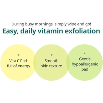 Goodal Green Tangerine Vita C Dark Spot Care Pad, Yellow