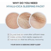 Skin1004 Hyalu-Cica Sleeping Pack Made With Pure Centella From Madagascar, 100 ml