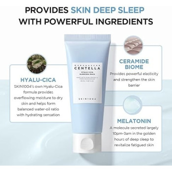 Skin1004 Hyalu-Cica Sleeping Pack Made With Pure Centella From Madagascar, 100 ml