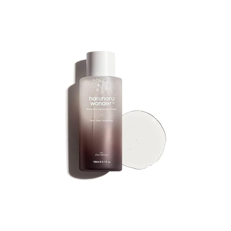 Haruharu Wonder The First Essence Black Rice Hyaluronic Toner, 150 ml