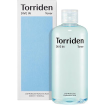 Torriden Dive-In Low Molecular Hyaluronic Acid Toner Low pH Facial Astringent For Hydrating, Exfoliating, Sensitive, Oily Skin, 300 ml