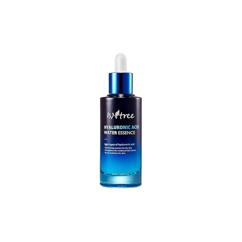 Isntree Hyaluronic Acid Deep Hydrating Face Water Essence Facial Serum For Dry, Acne, Sensitive Skin, 50 ml