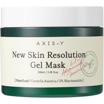 Axis-y New Skin Resolution Skincare Face Gel Mask, 100 ml, Heartleaf, Cantella Asiatica, Niacinamide