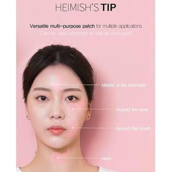 Heimish Bulgarian Rose Water Hydrogel Eye Patch, 1.4G, 60 Pcs