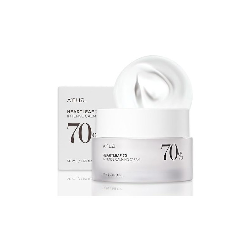 Anua Heartleaf 70 Intense Calming Cream For All, Dry And, Sensitive Skin, 50 ml