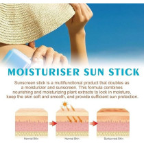 Isntree Hyaluronic Acid Airy Face Sunscreen Stick Spf 50+ Pa++++ With 8 Types Of Hyaluronic Acid, 3 Pcs