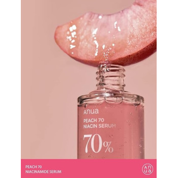 Anua Peach 70 Percent Niacinamide Skin Brightening Face Serum, 30 ml