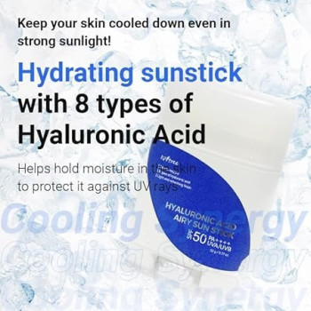 Isntree 8 Types Of Hyaluronic Acid Airy Sun Stick, 22 Gram