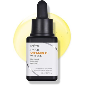 Isntree Hyper Pure Vitamin C 23 Serum Vitamin E, Panthenol For Smooth And Brightens Skin, 20 ml