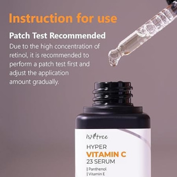 Isntree Hyper Pure Vitamin C 23 Serum Vitamin E, Panthenol For Smooth And Brightens Skin, 20 ml