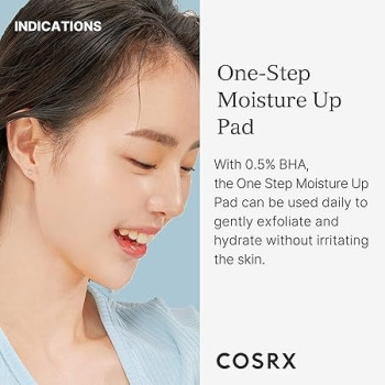 Cosrx One Step Moisture Up Low Ph Toner Pads For Dry And Sensitive Skin, 70 Units