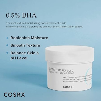 Cosrx One Step Moisture Up Low Ph Toner Pads For Dry And Sensitive Skin, 70 Units