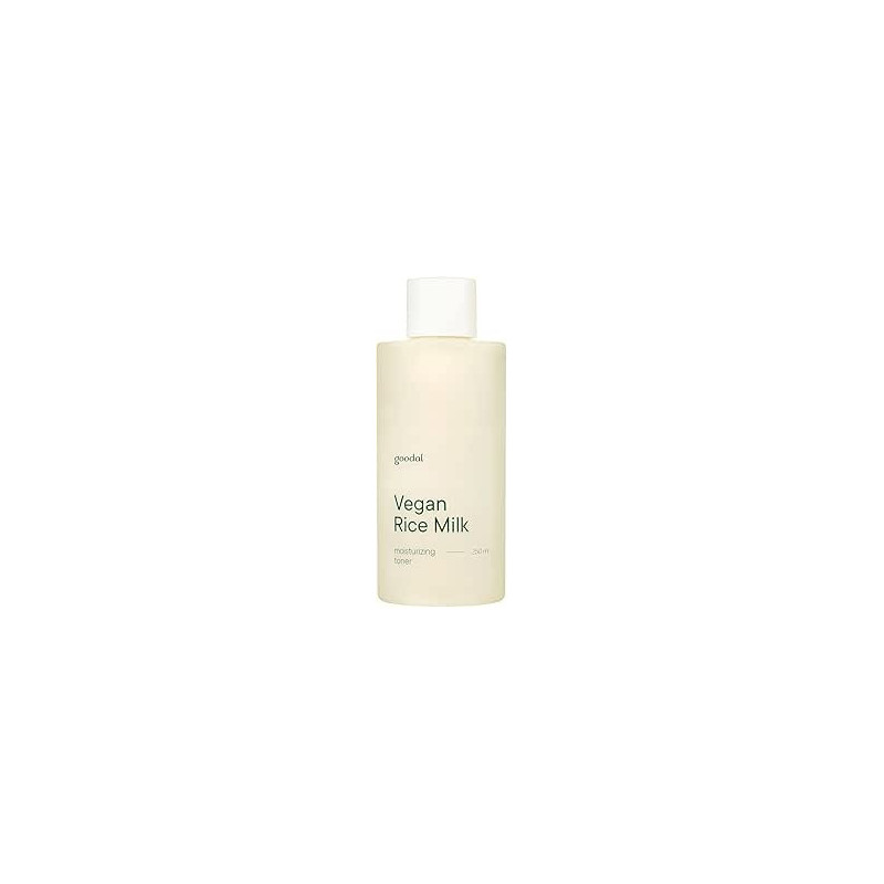 Goodal Vegan Rice Milk Moisturizing Toner Plant-Based, Hydrating, Soothing, Low Ph Toner, Strengthening Skin Barrier, Fast Absorbent, Moisturizing Formula With Vegan Rice Milk And Aqua Ceramide, 250 ml