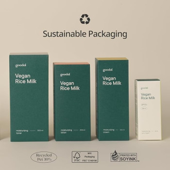 Goodal Vegan Rice Milk Moisturizing Toner Plant-Based, Hydrating, Soothing, Low Ph Toner, Strengthening Skin Barrier, Fast Absorbent, Moisturizing Formula With Vegan Rice Milk And Aqua Ceramide, 250 ml