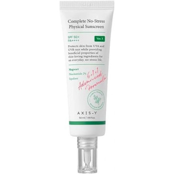 Axis-y Complete No Stress Physical Sunscreen For All Type Of Skin, White, 50 ml