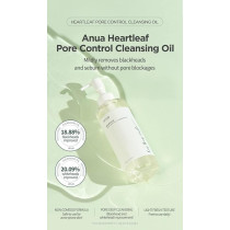 Anua Heartleaf Pore Control Cleansing Oil Korean Facial Cleanser, Makeup And Blackheads Removal, 200 ml