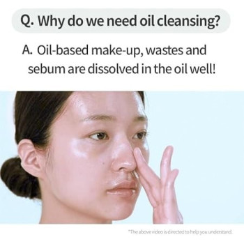 Anua Heartleaf Pore Control Cleansing Oil Korean Facial Cleanser, Makeup And Blackheads Removal, 200 ml