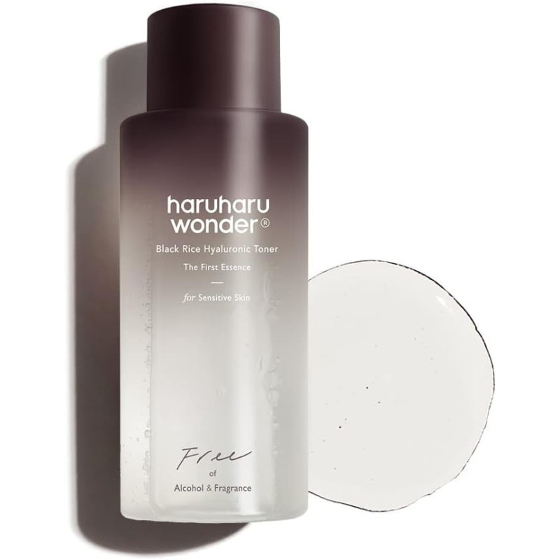 Haruharu Wonder Black rice Hyaluronic Toner Free Of Alcohol And Fragrance For Sensitive Skin, 150 ml