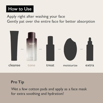 Haruharu Wonder Black rice Hyaluronic Toner Free Of Alcohol And Fragrance For Sensitive Skin, 150 ml