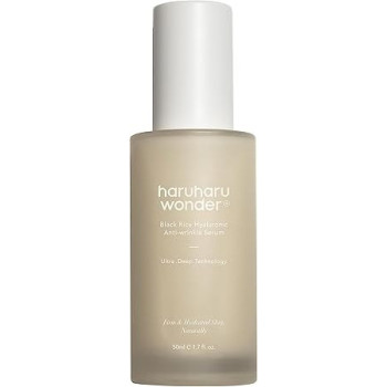 Haruharu Wonder Black Rice Hyaluronic Anti-Wrinkle Serum For Firm And Hydrated Skin, 50 ml