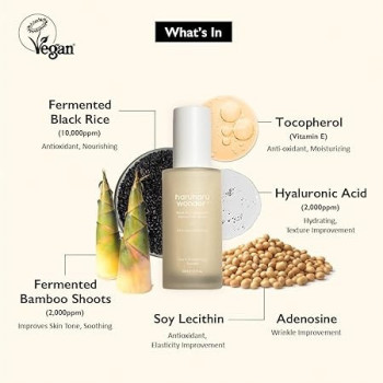 Haruharu Wonder Black Rice Hyaluronic Anti-Wrinkle Serum For Firm And Hydrated Skin, 50 ml