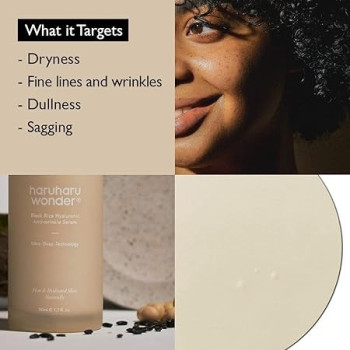 Haruharu Wonder Black Rice Hyaluronic Anti-Wrinkle Serum For Firm And Hydrated Skin, 50 ml