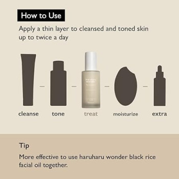 Haruharu Wonder Black Rice Hyaluronic Anti-Wrinkle Serum For Firm And Hydrated Skin, 50 ml