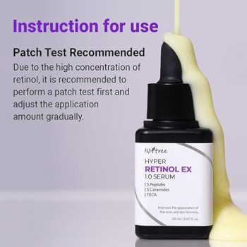 Isntree Hyper Retinol Ex 1.0 Serum Helps Reduce Fine Lines And Skin Firmness, 20 ml