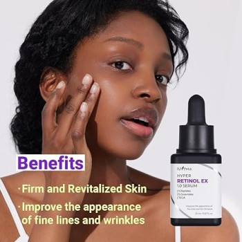 Isntree Hyper Retinol Ex 1.0 Serum Helps Reduce Fine Lines And Skin Firmness, 20 ml