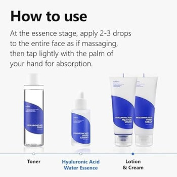 Isntree 8 Types Of Hyaluronic Acid Deep Hydrating Face Water Essence, 50 ml