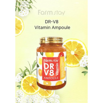 Farm stay All In One Dr V8 Vitamin Ampoule Multi Vitamin Ampoule Vitamin C, E, B5, B3