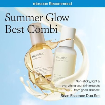 Mixsoon Bean Essence Natural Fermented Soybean Serum For Moisturization And Skin Nourishment Cruelty Free, 50 ml