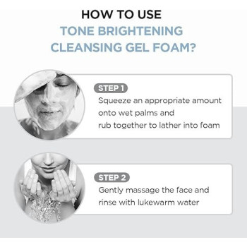 Skin1004 Madagascar Centella Tone Brightening Cleansing Gel Foam, 125 ml